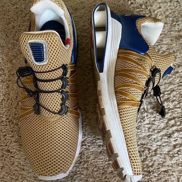 $40 OBO! Nike Shox Running shoes. Gold - USA. Women’s Size 10. Gently used. - Picture 3 of 4